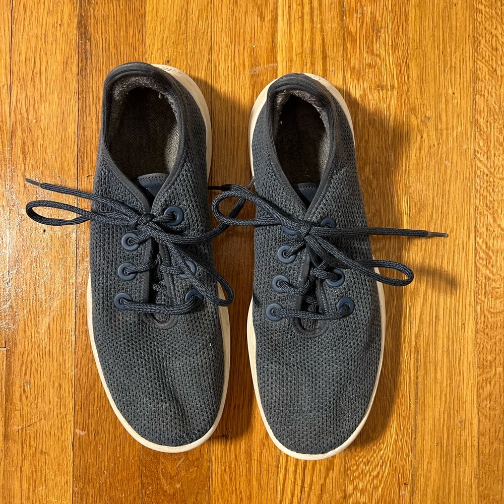 Allbirds Men’s Tree Runners blue sneakers size 10.5